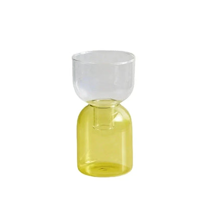 Glass Candle Holder Candles Stand Home Decor Terrarium Hydroponic Plant Flower Vase Decorative Bottle Bowl Container