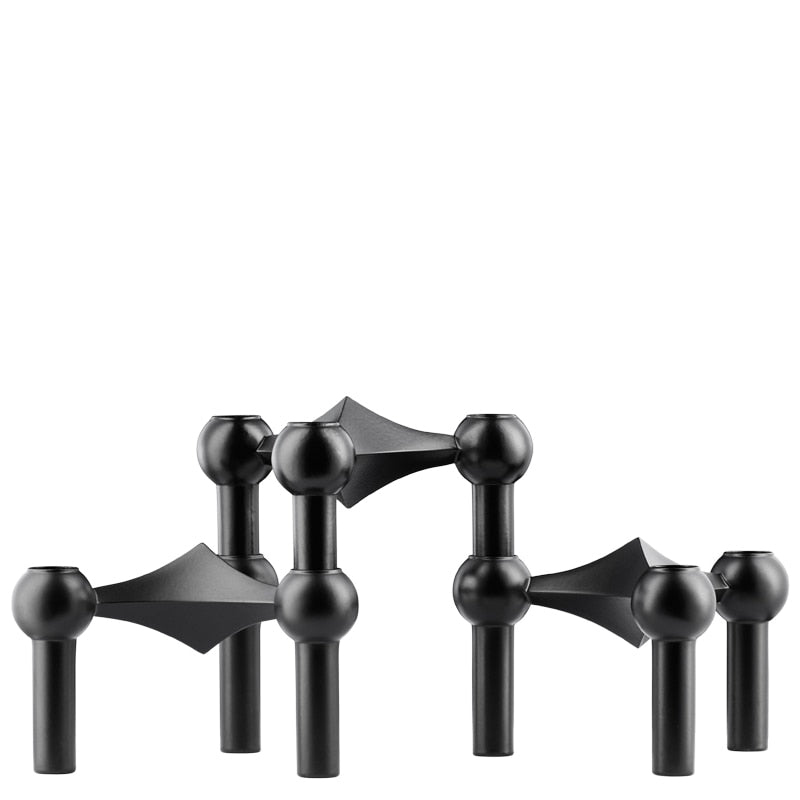 Molecular Structure Metal Candle Holder Nordic Gold Candlestick Centerpiece Living Room Decoration Gift home decore candelabra