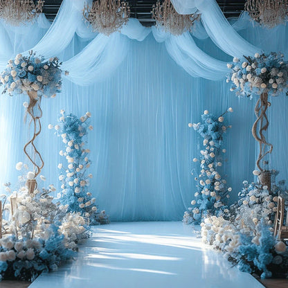 Wedding Arch Draping Fabric Wedding Drapes Drapes for Backdrop Sheer Fabric Drapes Decorations Curtains Reception Ceremony Party
