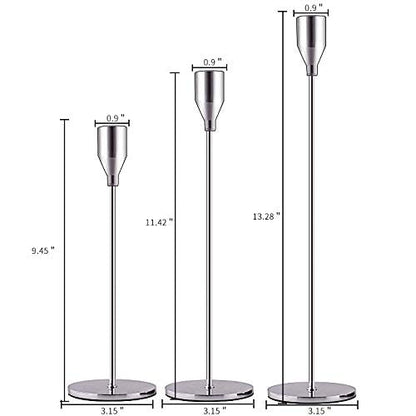 3Pcs/Set Chinese Style Metal Candle Holders Simple Golden Wedding Decoration Bar Party Living Room Decor Home Decor Candlestick