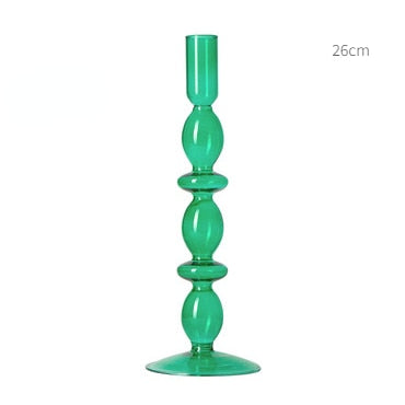 European Candle Holder Glass Candlestick Home Decoration Wedding Decoration Candle Stick Holder Nordic Home Decor