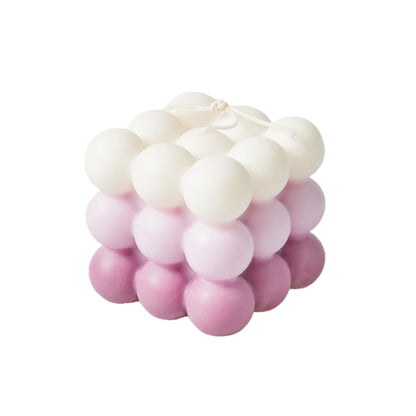 2Inch Bubble Cube Candle Cute Soy Wax Aromatherapy Small Candles scented  relaxing Birthday Gift 1PC