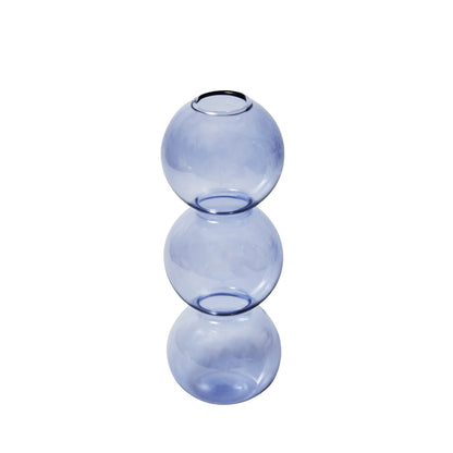 Lilac Glass Candlesticks Candle Holders Wedding Table Centerpieces Nordic Home Decoration Christmas Gift Glass Candle Holder