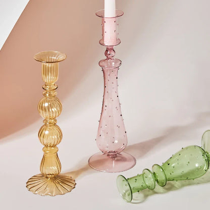 Artist Style Candle Holders Candlestick Wedding Table Centerpieces Room Decoration for Home Decor Designers Crystal Glass