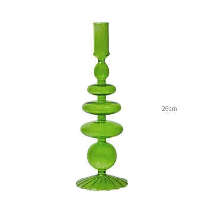 European Candle Holder Glass Candlestick Home Decoration Wedding Decoration Candle Stick Holder Nordic Home Decor