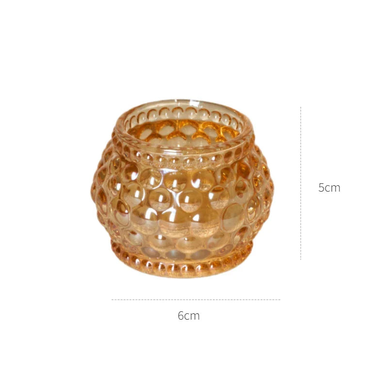 Decorative Crystal Candle Holders for Table Wedding Table Centerpiece Candle Stand Clear Glass Candlestick Holder Home Decor