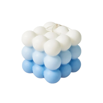 2Inch Bubble Cube Candle Cute Soy Wax Aromatherapy Small Candles scented  relaxing Birthday Gift 1PC