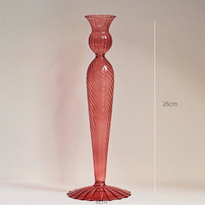 Decorative Candle Holders Nordic Taper Candlestick Stand for Home Wedding Decoration Party Vase Table Centerpiece Couple Gift