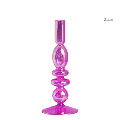 Artist Style Candle Holders Candlestick Wedding Table Centerpieces Room Decoration for Home Decor Designers Crystal Glass