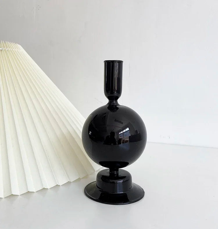 Creative Morocco Candlestick Glass Decorative Candlestick Holder Window Display Home Decoration accessories Wedding Table