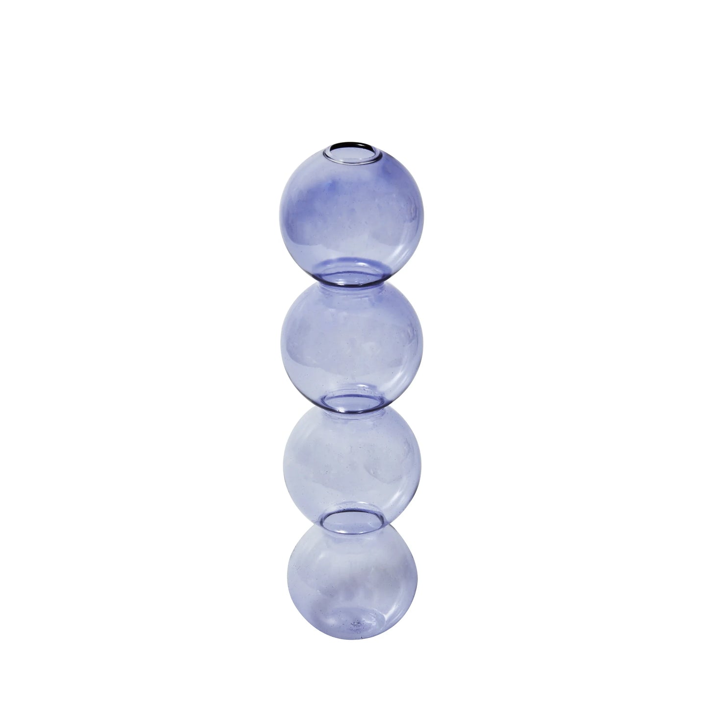 Lilac Candle Holders Glass Candlestick holder for Wedding Table Centerpieces Nordic Vase Home Decoration Gift