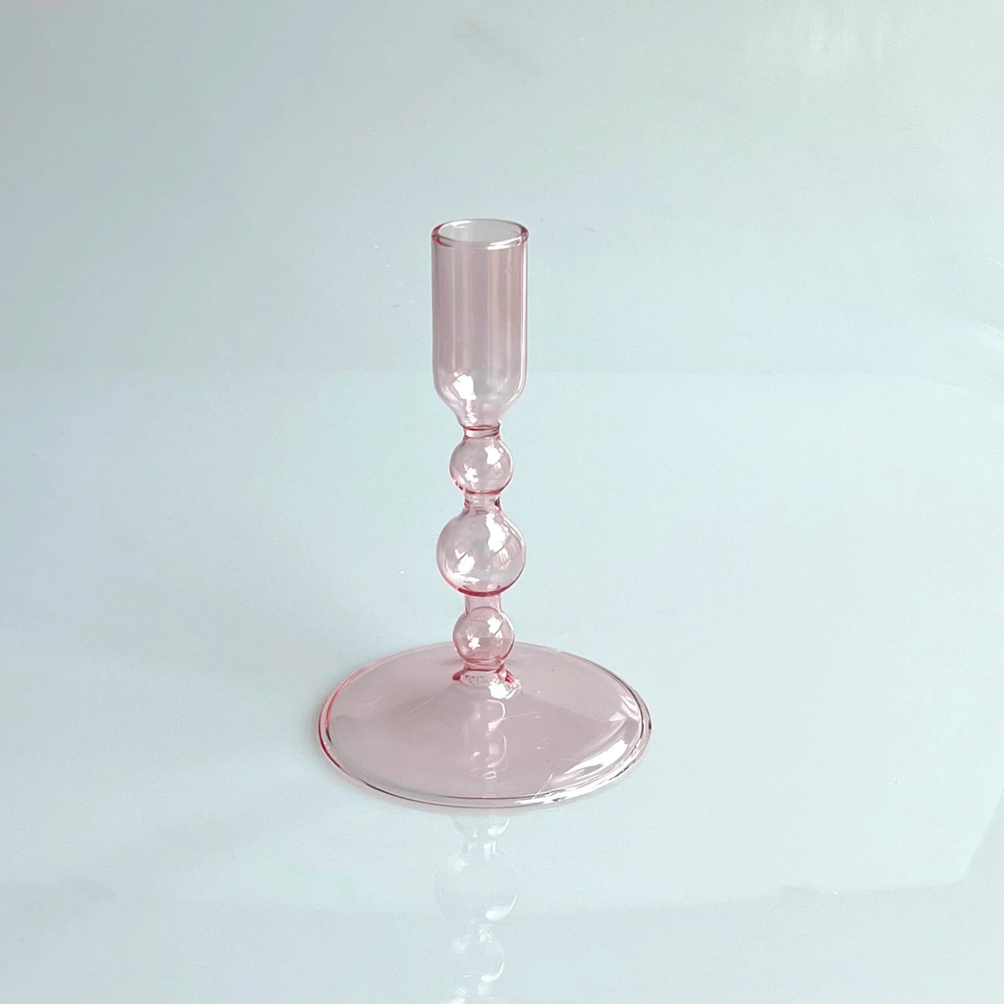 Slim Candlestick Holder Glass Candle Holders Home Decor Glass Table Candle Stand Holder Creative Decoration Ornament