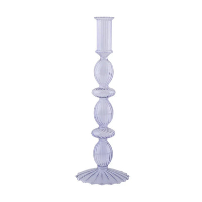 Glass Candle Holders Nordic Decor Taper Candle Holder Candlesticks for Home Wedding Room Decoration Party Vase Home Decor