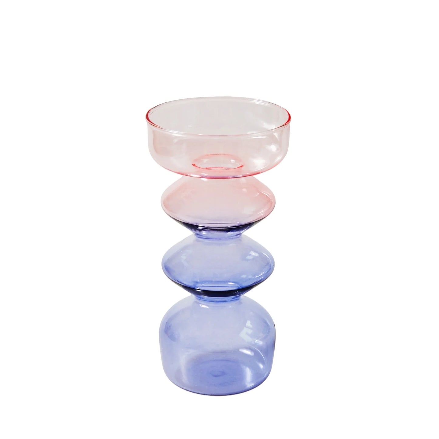 Lilac Glass Candlesticks Candle Holders Wedding Table Centerpieces Nordic Home Decoration Christmas Gift Glass Candle Holder