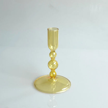 Slim Candlestick Holder Glass Candle Holders Home Decor Glass Table Candle Stand Holder Creative Decoration Ornament