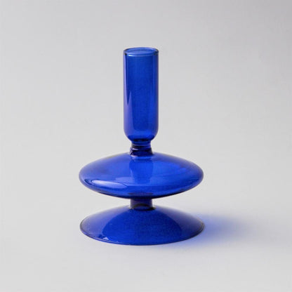 Taper Candle Holders Glass Candlesticks for Home Wedding Table Decoration Glass Vase Table Bookshelf Candles Stand