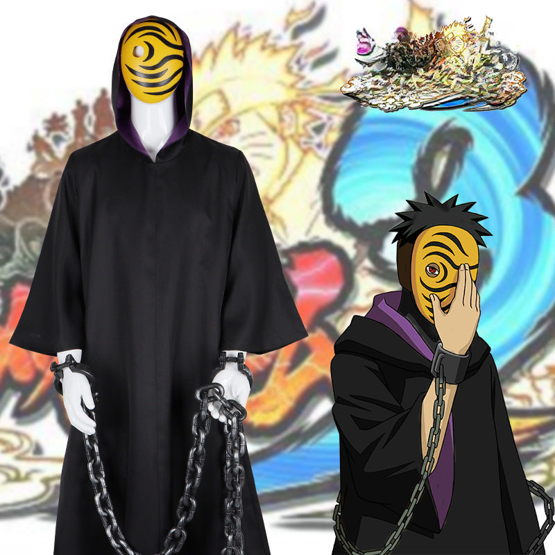 Naruto A Fei Cloak Mask Cosplay Costumes 0806