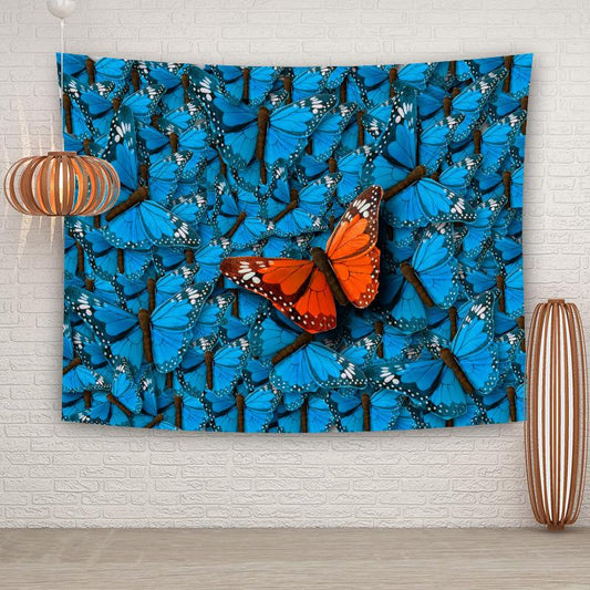3D Butterfly Print Home Decorative Hanging Wall Tapestry