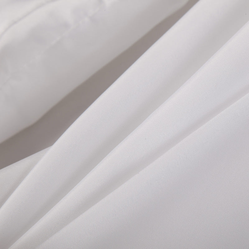 Waterproof Bathroom White Shower Curtain-STYLEGOING