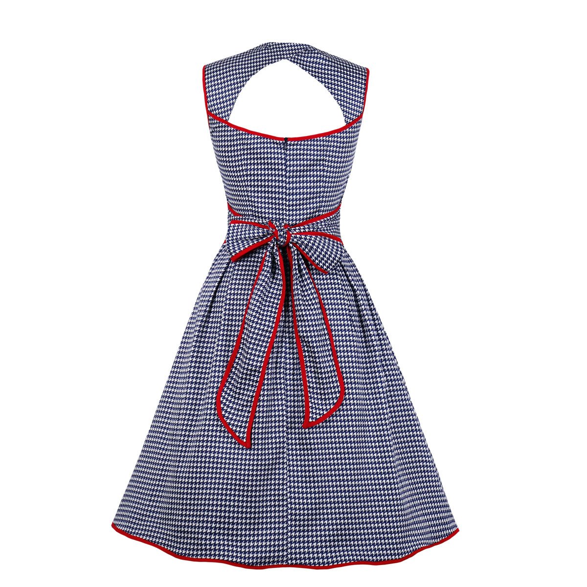 New Summer Women Vintage Bowknot Dresses-STYLEGOING