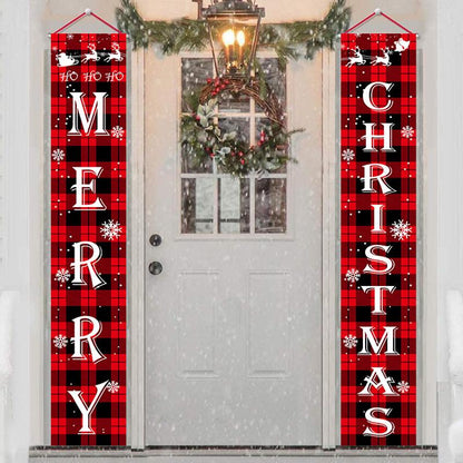 Merry Christmas Day Couplet  Door Decoration
