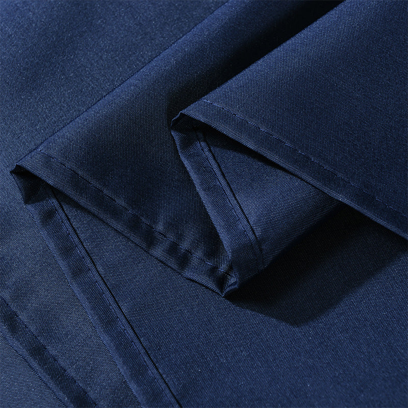 Waterproof Bathroom Navy Blue Shower Curtain-STYLEGOING