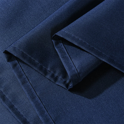 Waterproof Bathroom Navy Blue Shower Curtain-STYLEGOING