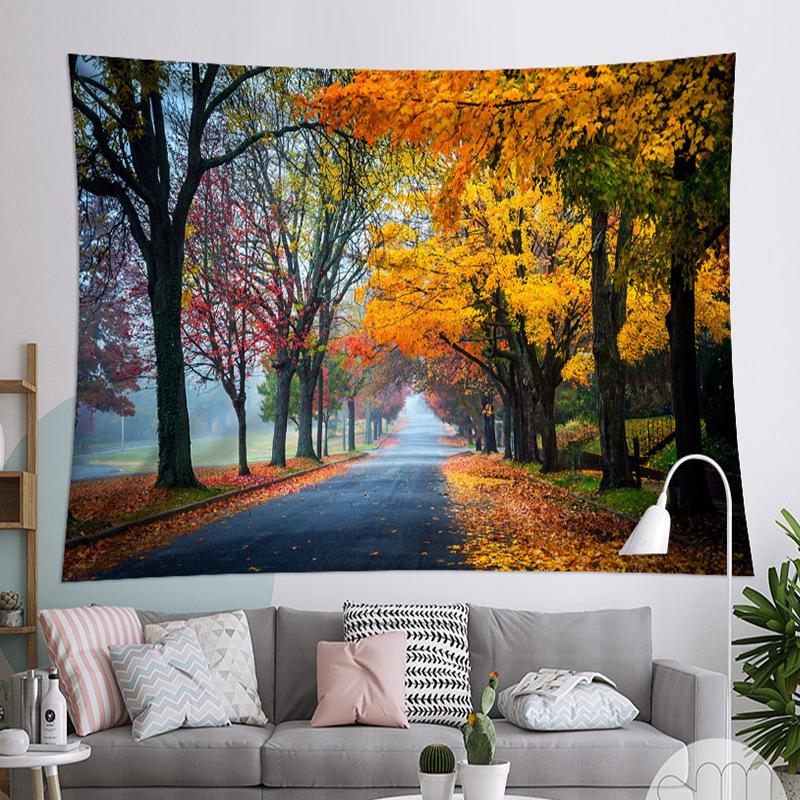 3D Forest Print Home Decorative Hanging Wall Tapestry