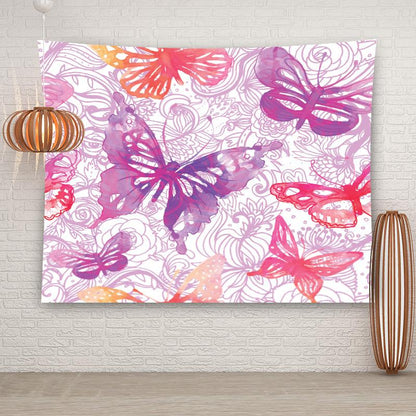 3D Butterfly Print Home Decorative Hanging Wall Tapestry