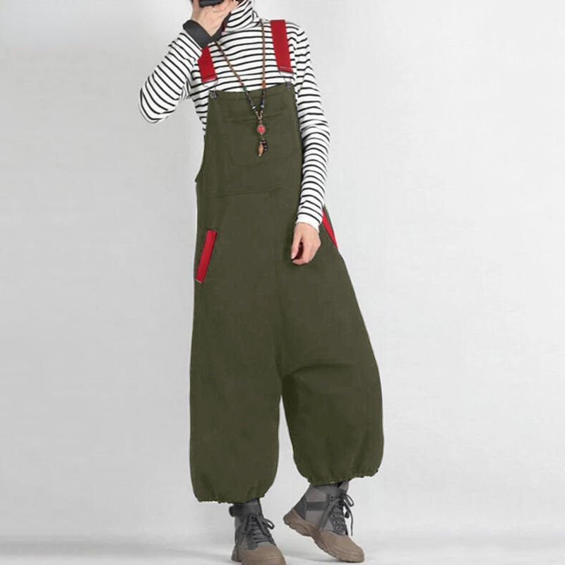 New Split Joint Casual Overalls Jumpsuits-STYLEGOING