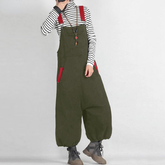 New Split Joint Casual Overalls Jumpsuits-STYLEGOING