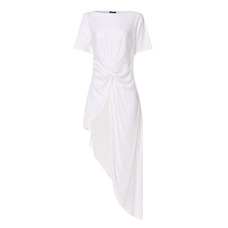 Sexy Summer Short Sleeves Tunic Blouses-STYLEGOING