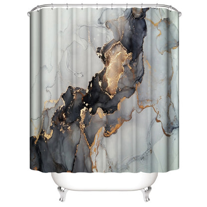 Northern Europe Snowberg Bathroom Fabric Shower Curtain Sets