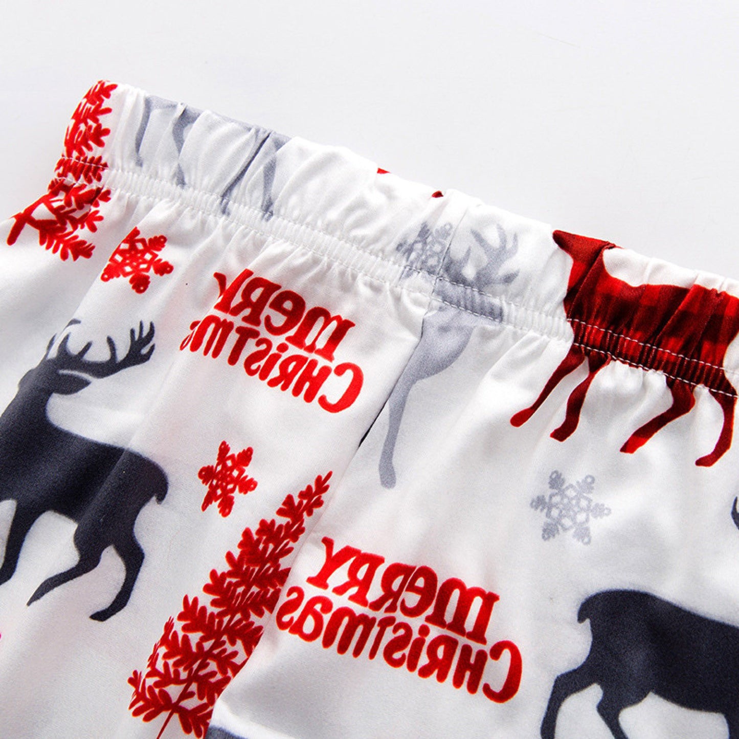 Christmas Santa Claus & Elk Parent-child Pajama Sets