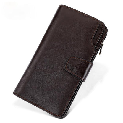 Cusotm Handmade Men's Leather Wallet-STYLEGOING