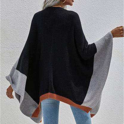 Plus Sizes Women Plaid Knitting Cardigan Coat