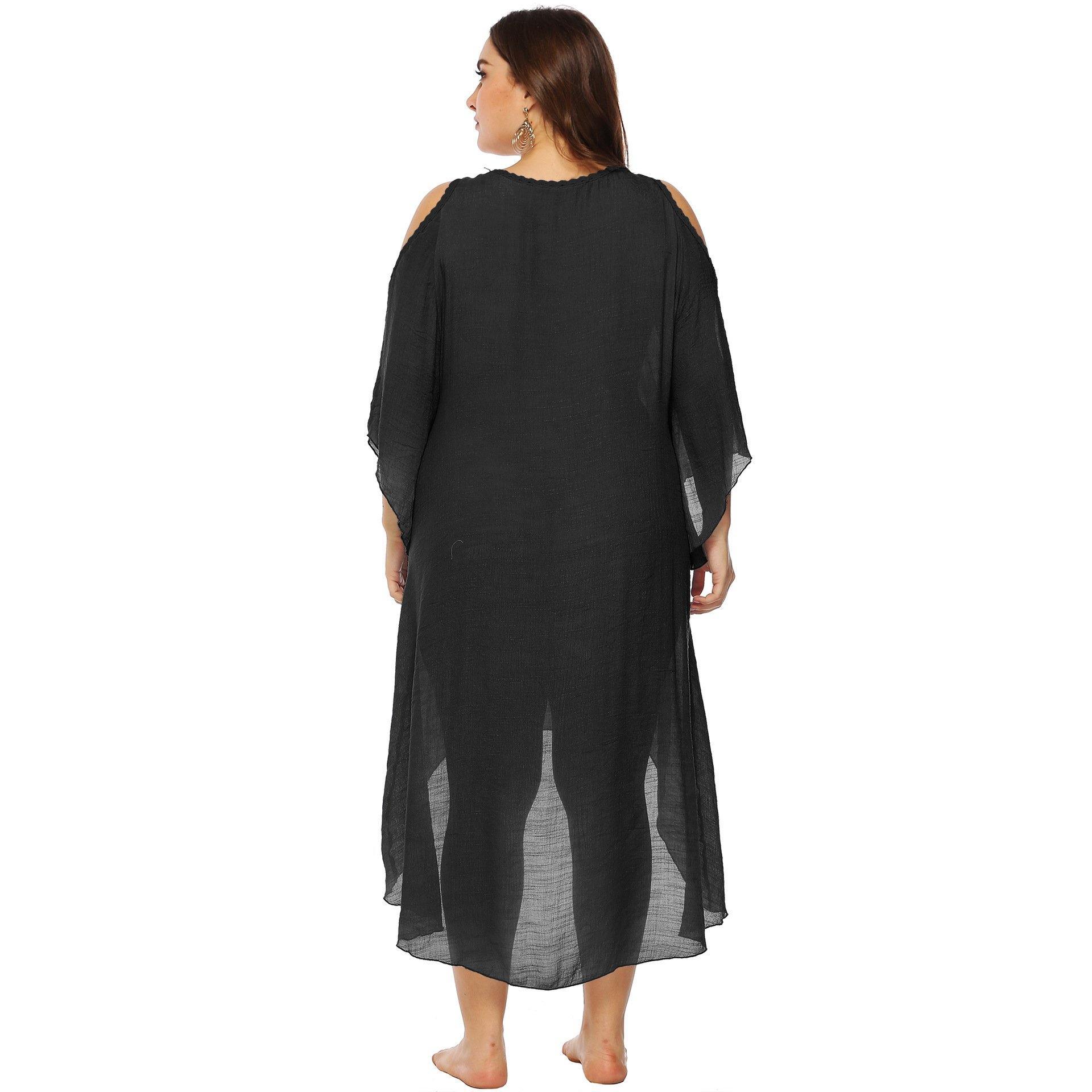 Plus Sizes Beach Bikini Cover Ups-STYLEGOING