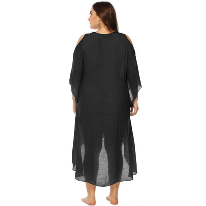 Plus Sizes Beach Bikini Cover Ups-STYLEGOING