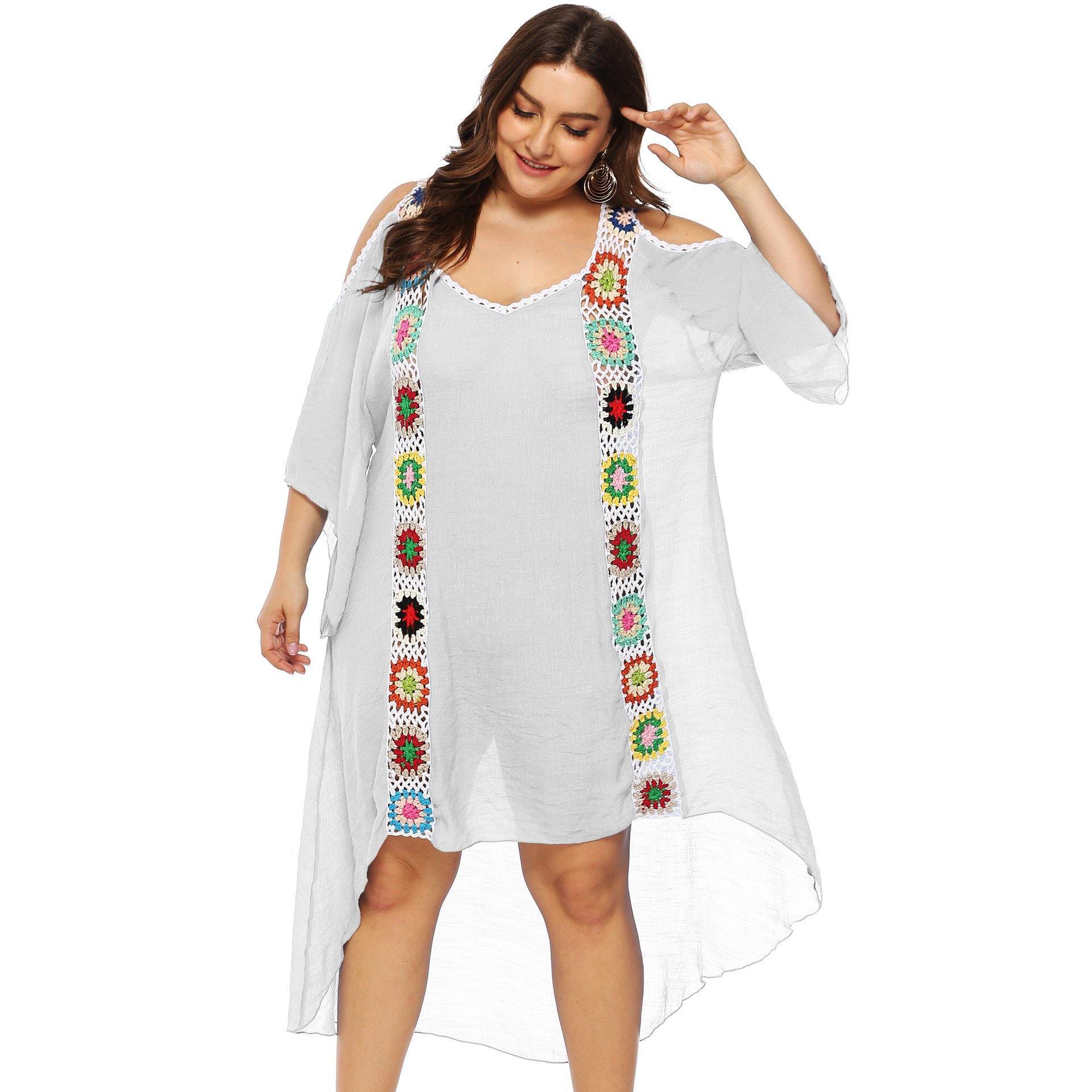 Plus Sizes Beach Bikini Cover Ups-STYLEGOING