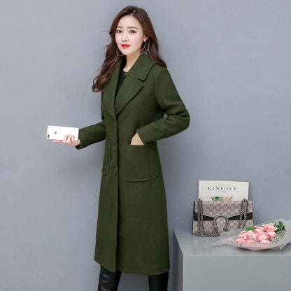 Fashion Women Winter Long Overcoat