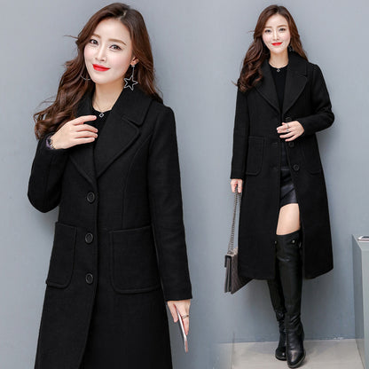 Fashion Women Winter Long Overcoat