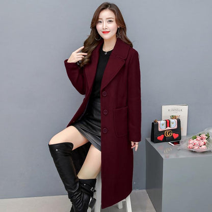 Fashion Women Winter Long Overcoat