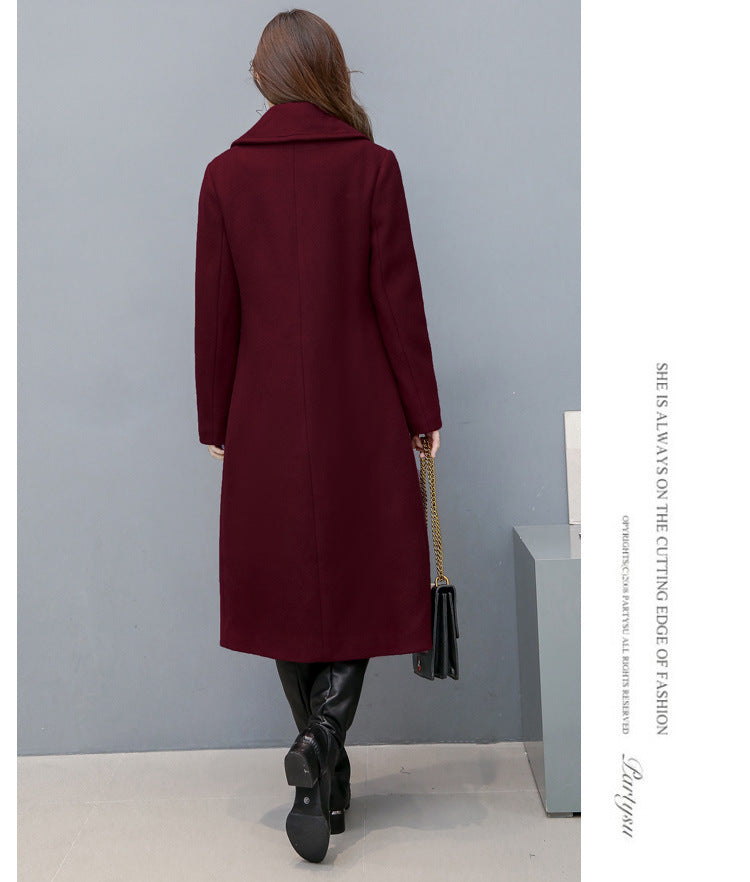 Fashion Women Winter Long Overcoat