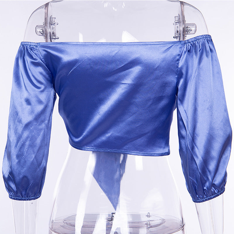 Sexy Women Strapless Midriff Baring Crop Tops