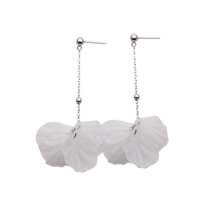 Sweety Sterling Silver Forever Flowers Women Earrings