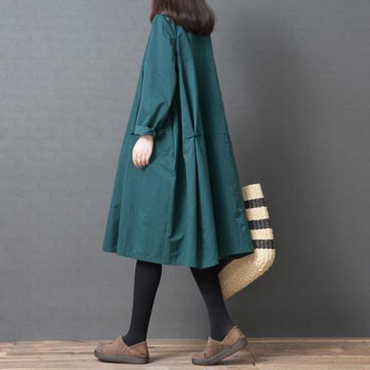 Fashion Plus Size Midi Shirts Cozy Dresses-STYLEGOING