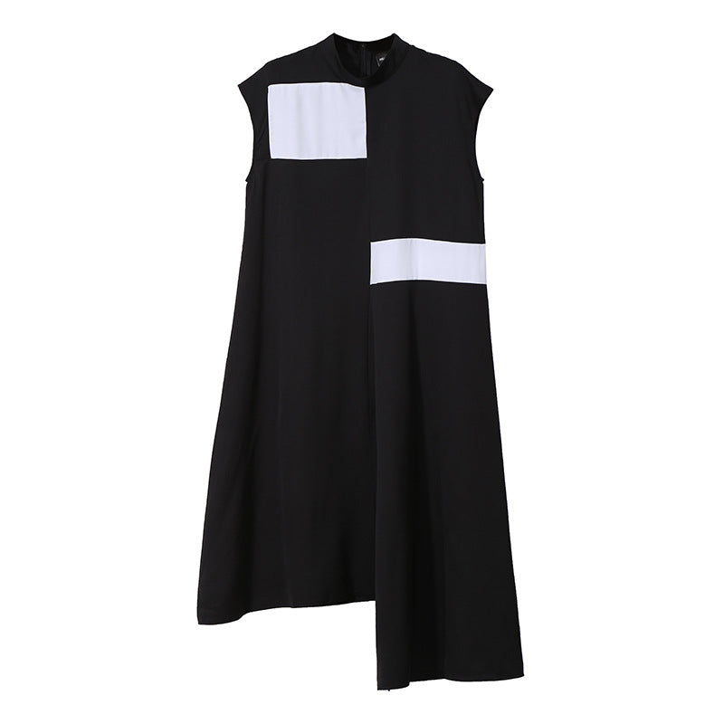 Designed Summer Irregular Women Midi Dresses