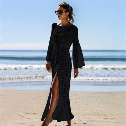 Sexy Knitted Crochet Summer Holiday Bikini Cover Up Dresses