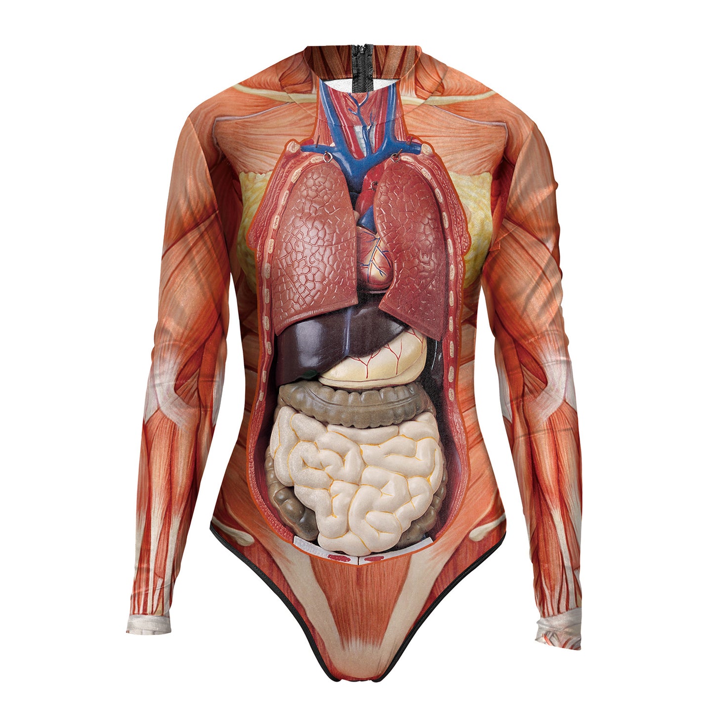 Halloween Human Tissue Night Party One Piece Swimwear
