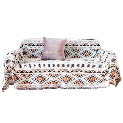 Geometry Pattern Double Side Sofa Blanket--Free Shipping at meselling99